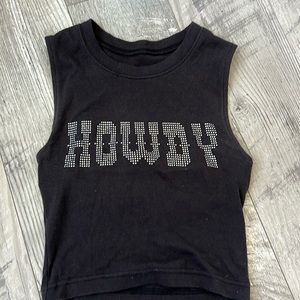 Howdy crop top